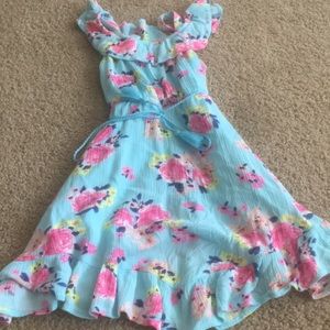 Justice size 6 floral sundress